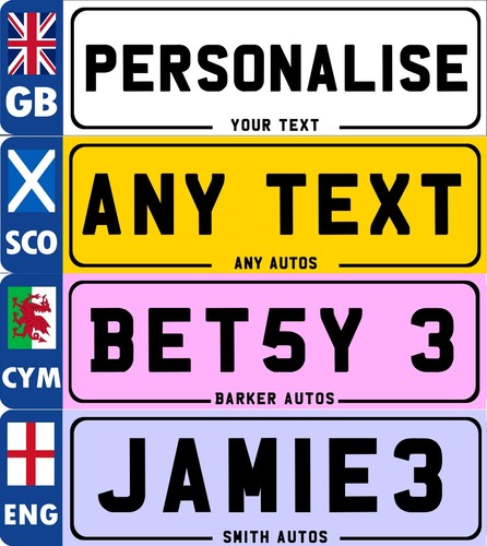 Custom novelty number plate - custom,
