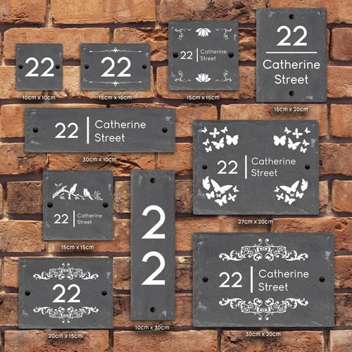 Rustic natural slate - slate, house
