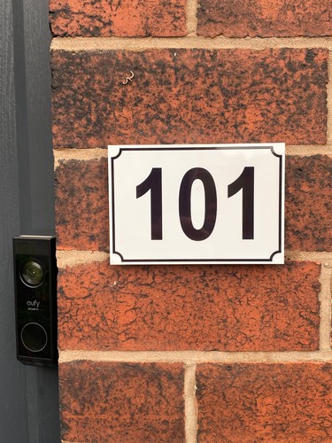 Personalised house flat number - personalised,