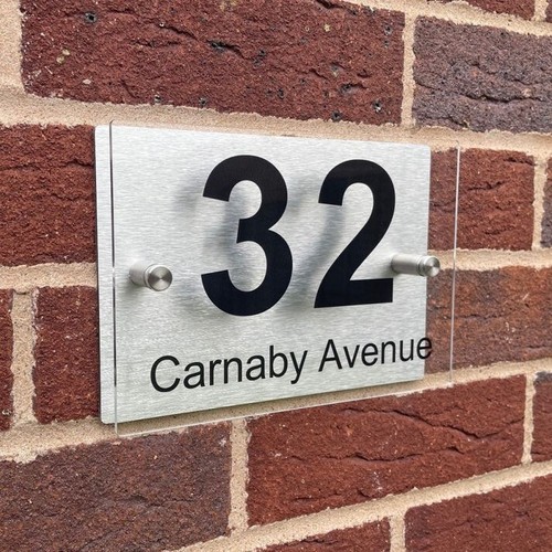 House number signs plaques - house,