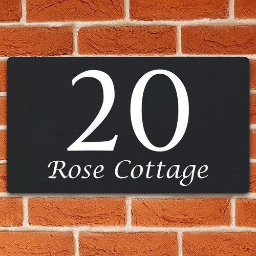 Personalised house number - personalised,