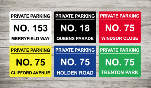 Custom metal private parking - custom,