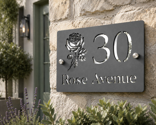 Personalised house sign - personalised,