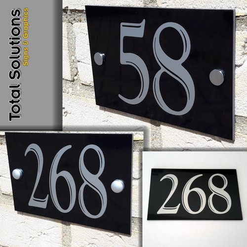 Personalised house number - personalised,