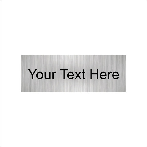 Personalised metal aluminium - personalised,