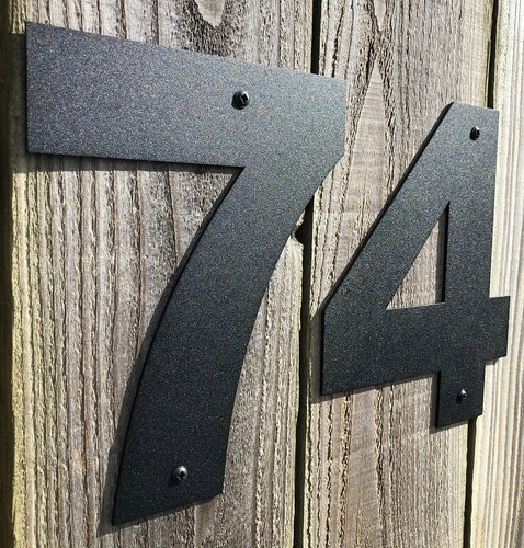 House door numbers - door,