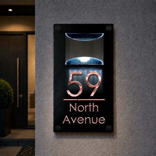 House number plaques - house,