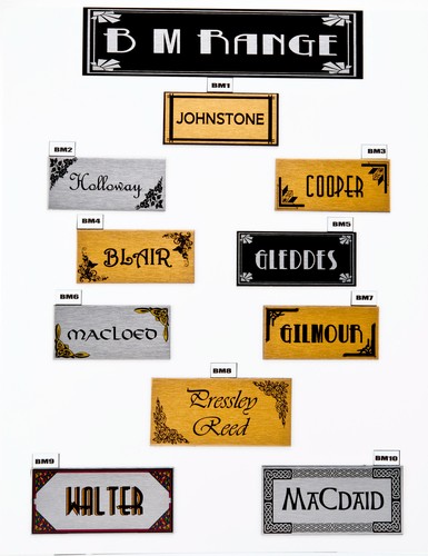 House sign plaque - house, personalised
