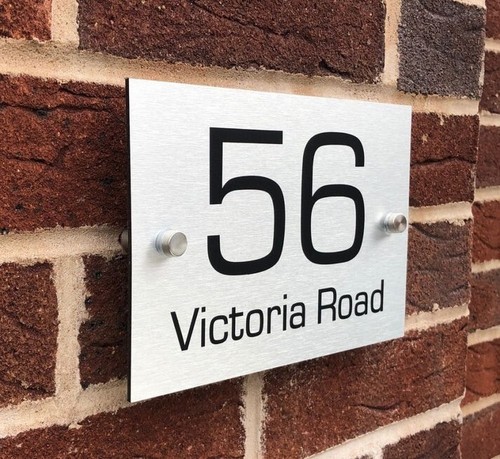 Door sign house - house, plaque