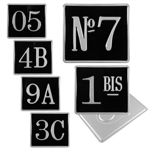 8x7 black silver pressed - silver,