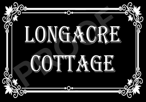 House name personalised number - house,