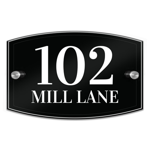 House number plaques door - house,