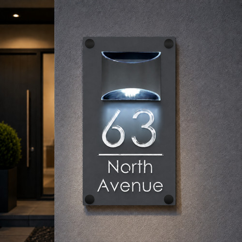 House number plaques - house,