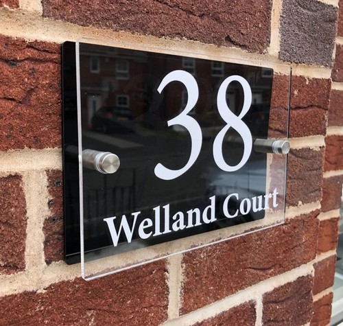 Door sign plaque personalised - door,