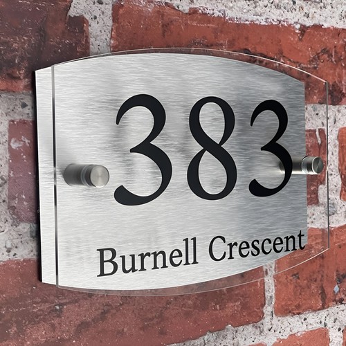 House number plaques - house, signs