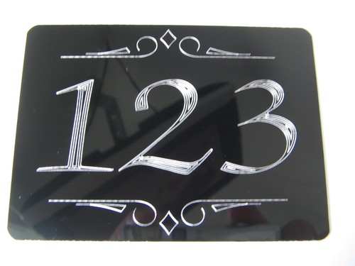 House door number - house, plate,plaque