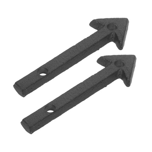 2pcs cast iron metal - iron, arrow