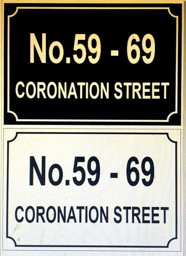 Custom flat plaque - custom, number