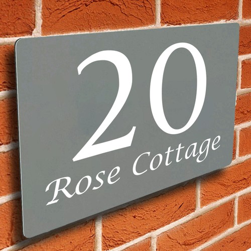 Modern house number plaques - modern,