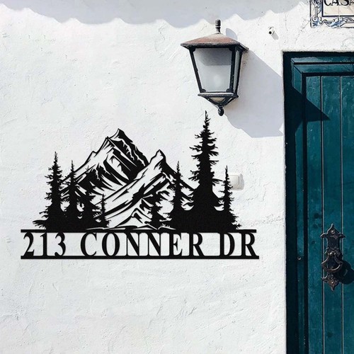 Custom mountain forest address - custom,