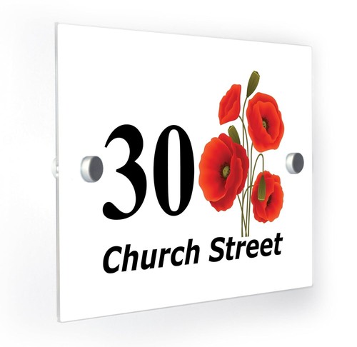 Poppy poppies personalised - poppies,
