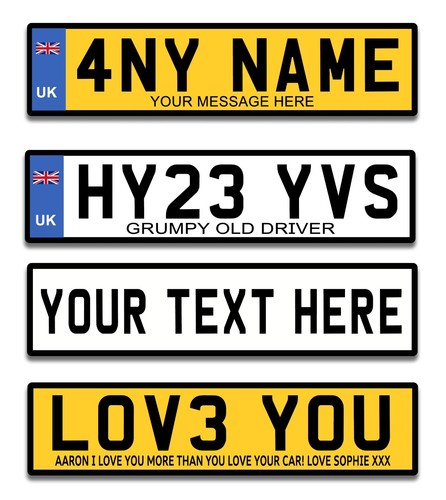 Personalised number plate - personalised,