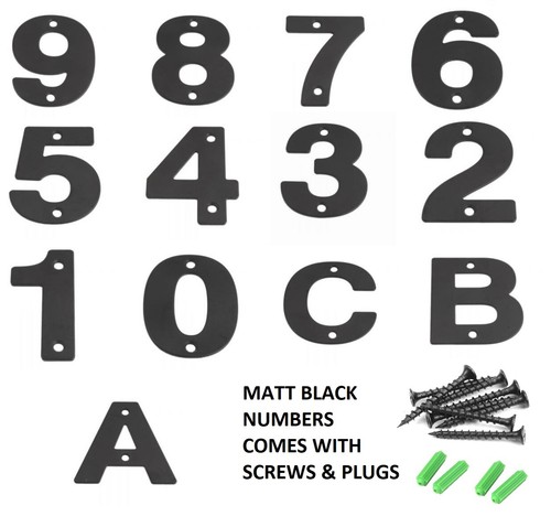 House door numbers - door, front